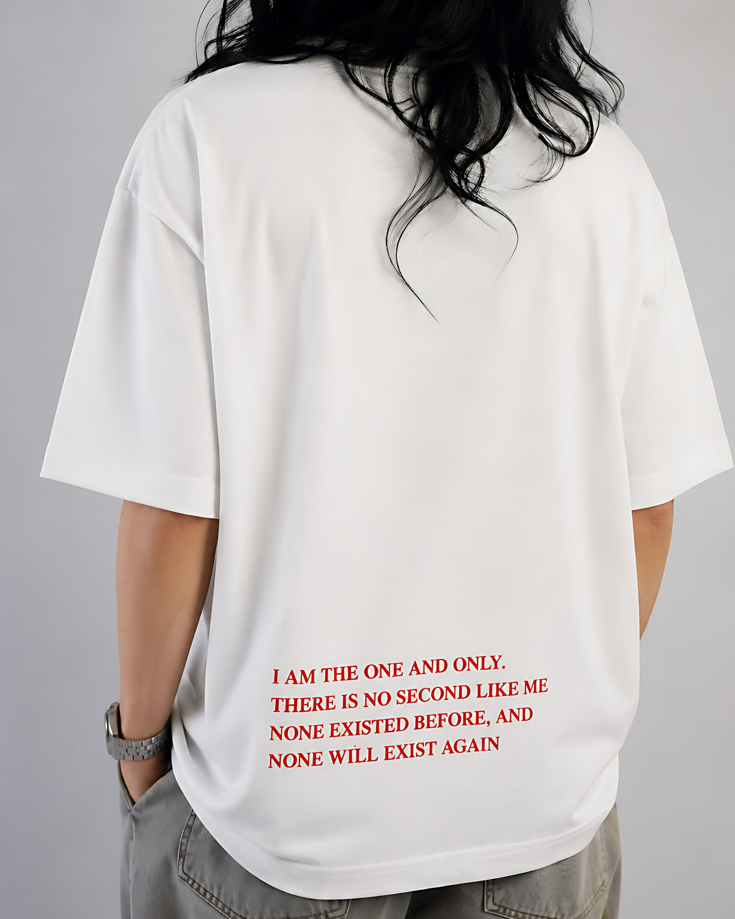 white oversize tees