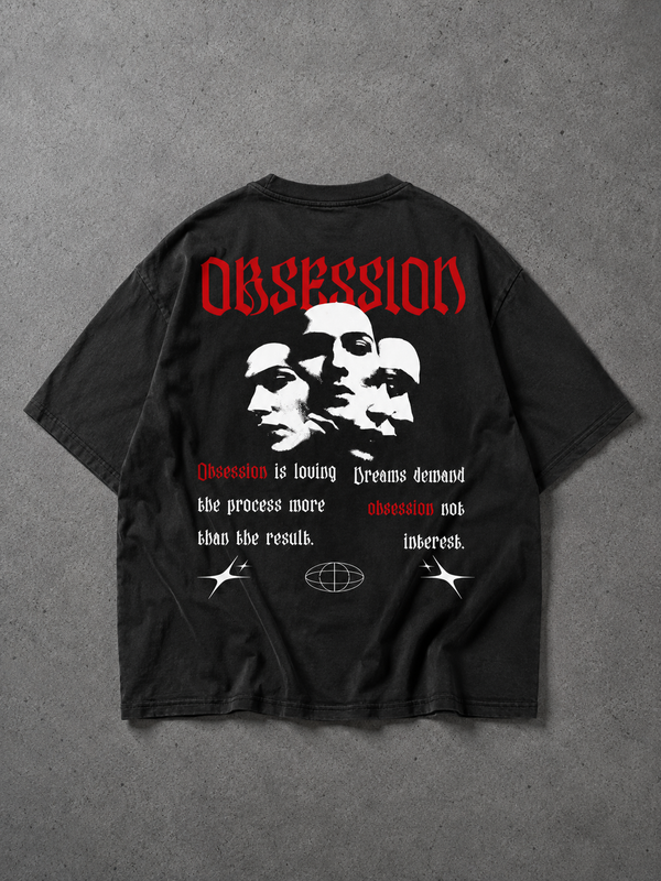 OBSESSION Oversized Graphic T-Shirt | Ronau