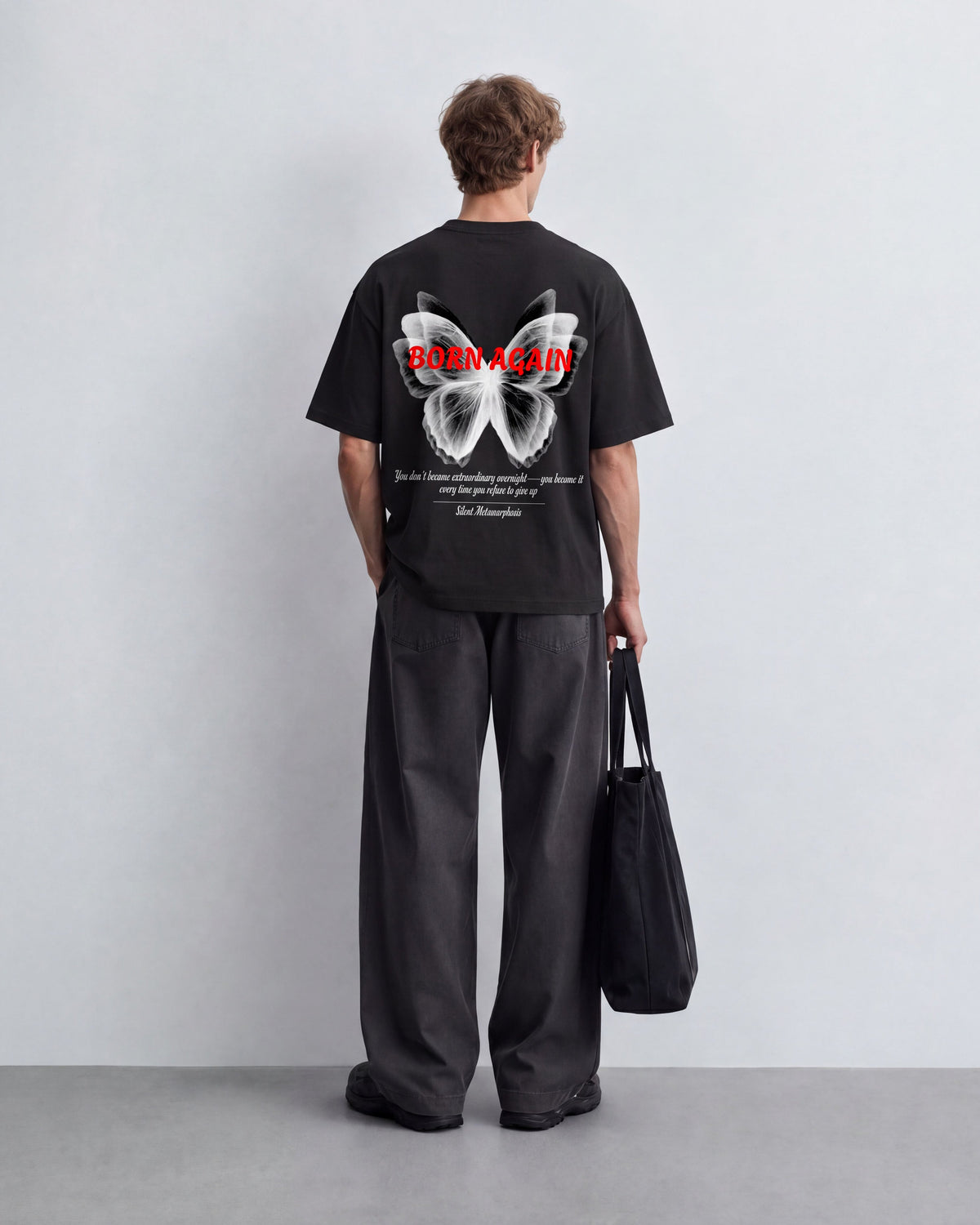 BORN AGAIN OVERSIZED TEE