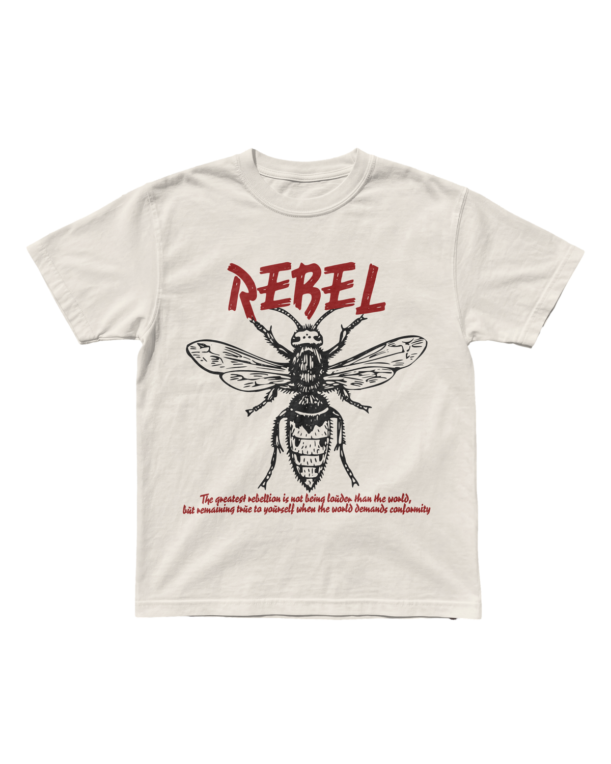 REBEL OVERSIZED GRAPHIC T-SHIRT