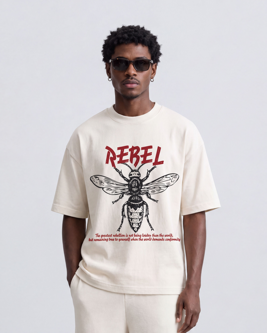 REBEL OVERSIZED GRAPHIC T-SHIRT